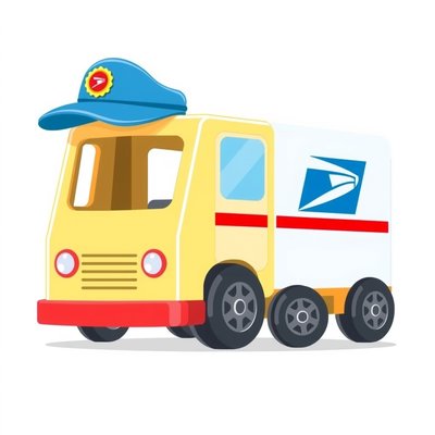 Rekwizyty do zabawy w role: samochodzik i czapka