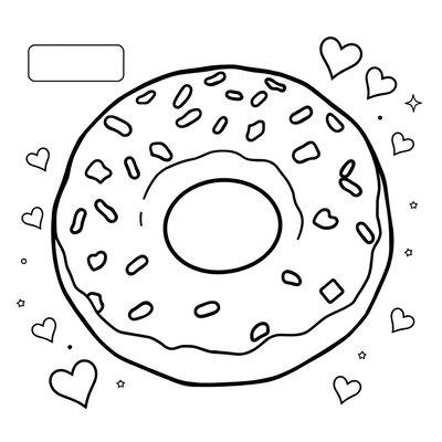 Kolorowanka: Pączek