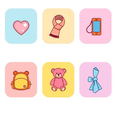 Fiszki — przedmioty z zestawu pierwszej pomocy