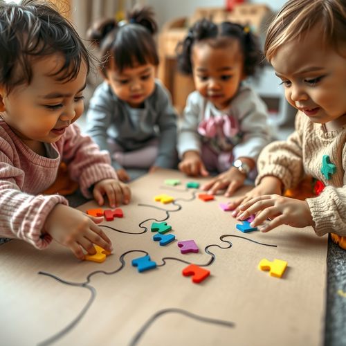 Dzień Puzzli - sensoryczne poznawanie - Scenariusz Zajęć