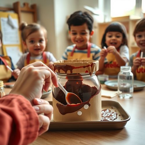 Dzień Nutelli — plastyczne słoiczki - Scenariusz Zajęć