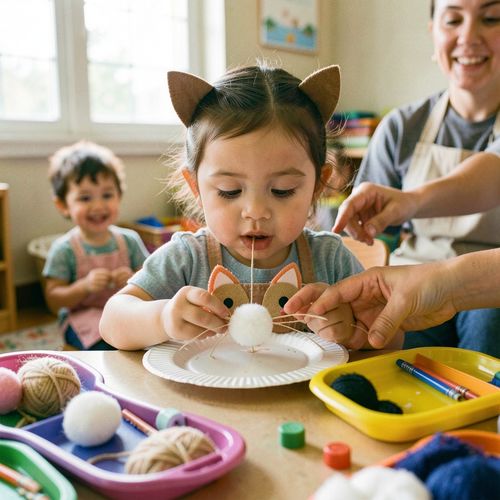 Dzień Kota — Kotkowa maska i kolaż - Scenariusz Zajęć