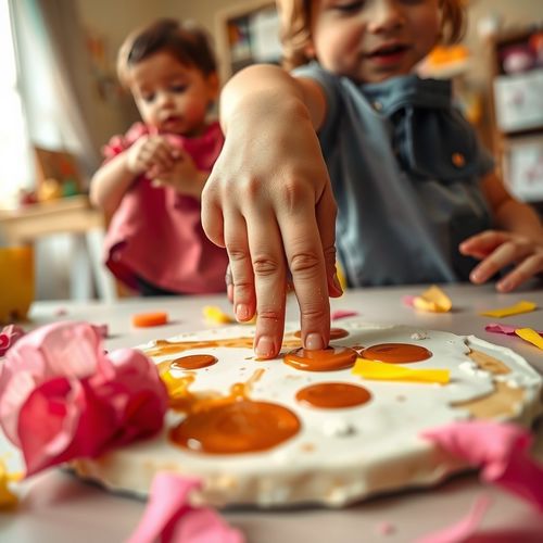 Dzień Naleśnika — malowanie i sensoryczne dekorowanie „naleśników” - Scenariusz Zajęć