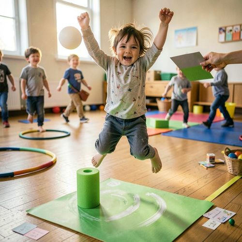 Dzień Baterii — ruchowe zabawy z energią - Scenariusz Zajęć