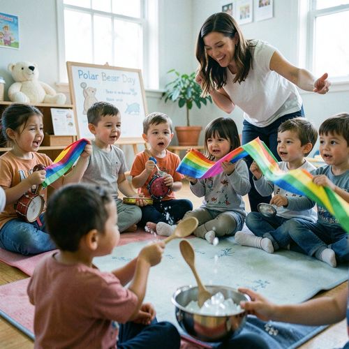 Dzień Niedźwiedzia Polarnego — zajęcia muzyczne - Scenariusz Zajęć