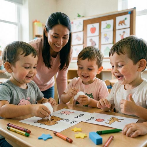 Dzień Gramatyki — Moje pierwsze zdania (plastycznie) - Scenariusz Zajęć