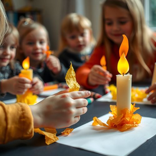Mały lampion pamięci – plastyczne zajęcia o Wszystkich Świętych - Scenariusz Zajęć