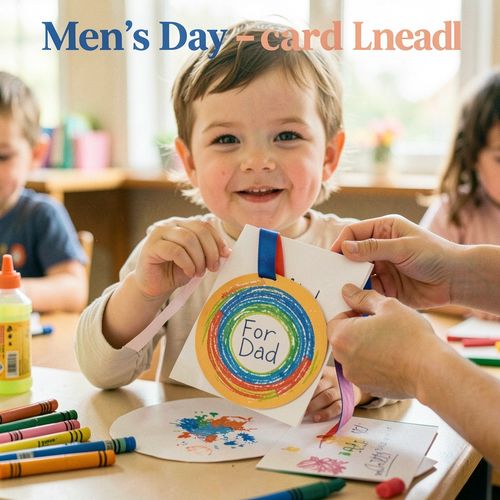 Dzień Mężczyzn — laurka i medal - Scenariusz Zajęć