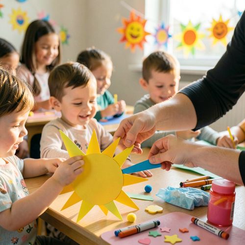 Dzień Szczęścia — Słoneczka radości - Scenariusz Zajęć