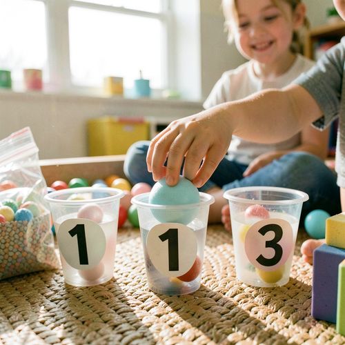 Dzień Matematyki — Sensoryczne liczenie dla maluszków - Scenariusz Zajęć