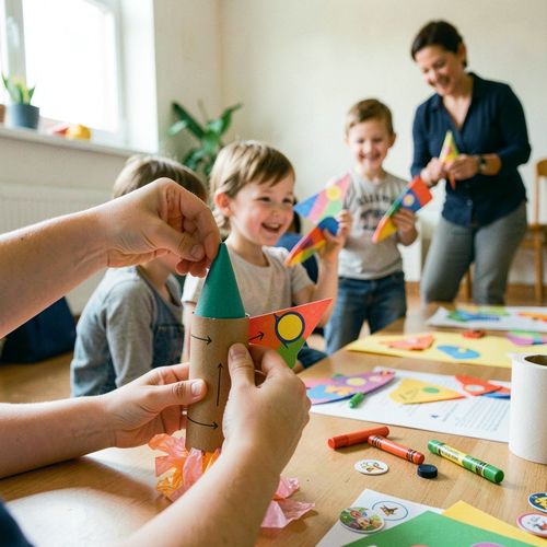 Dzień Lotnictwa i Kosmonautyki — Rakiety i Samoloty (zajęcia plastyczne) - Scenariusz Zajęć