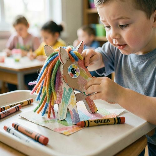 Dzień Konia — Kolorowy końek - Scenariusz Zajęć