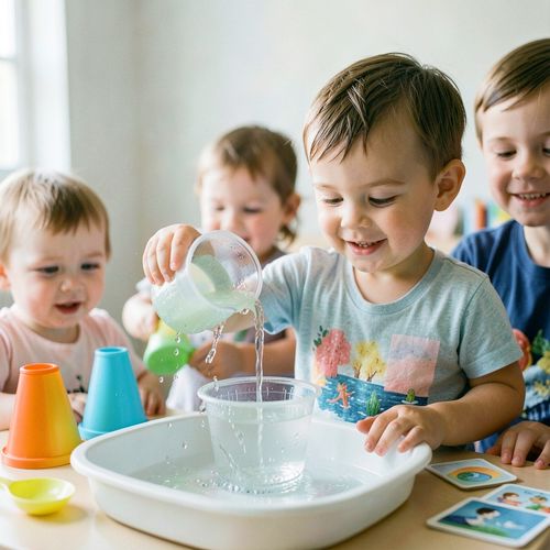 Dzień Wody – zabawa sensoryczna dla maluszków (2–3 lata) - Scenariusz Zajęć