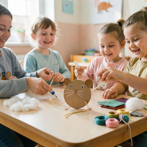 Dzień Szczura — „Mały szczurek” (zabawa plastyczna) - Scenariusz Zajęć