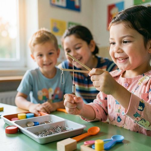 Dzień Agrafki — Magnetyczne odkrycia - Scenariusz Zajęć