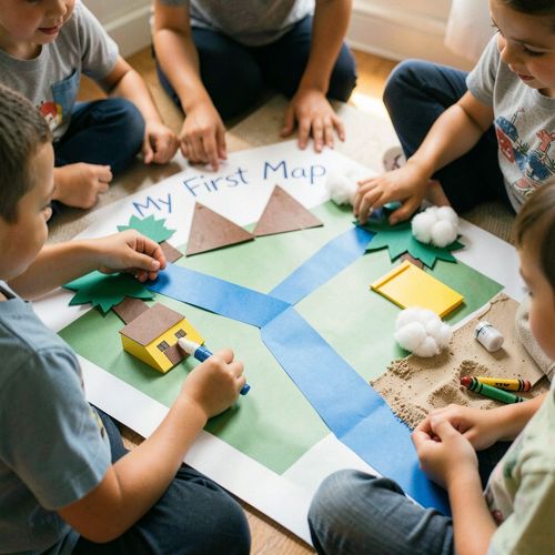Dzień Geografa — Moja pierwsza mapa - Scenariusz Zajęć