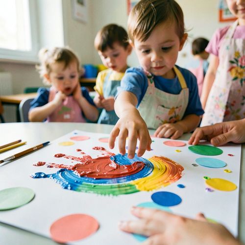 Światowy Dzień Sztuki — Kolorowe odbicia - Scenariusz Zajęć