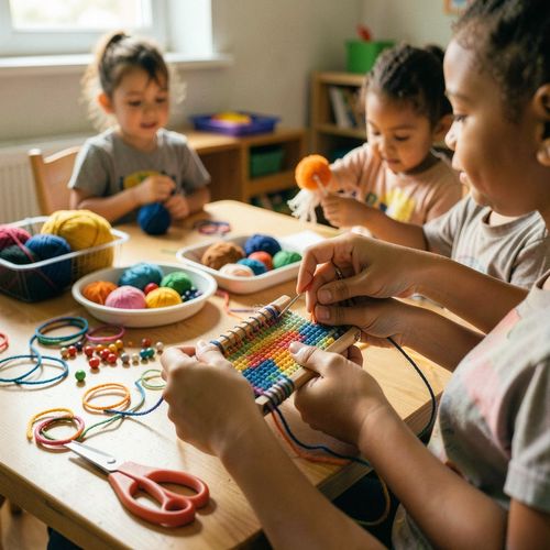 Dzień Włókniarza — małe warsztaty tkania i eksperymentów z włóknami - Scenariusz Zajęć