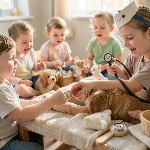 Mały weterynarz — teatralne spotkanie z okazji Światowego Dnia Lekarzy Weterynarii - Scenariusz Zajęć