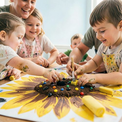 Partyzanckie sadzenie słoneczników – malujemy i „sadzimy” nasze kwiaty - Scenariusz Zajęć