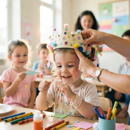 Dzień Królewny — Korony i sukienki z papieru - Scenariusz Zajęć