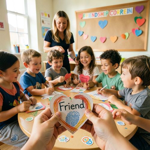 Dzień Amnesty International — Kolorowe Serca Przyjaźni - Scenariusz Zajęć