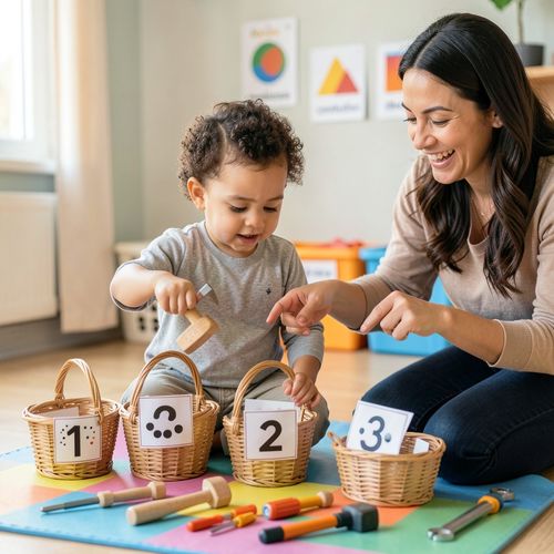 Mały budowniczy — liczymy na Święto Pracy - Scenariusz Zajęć