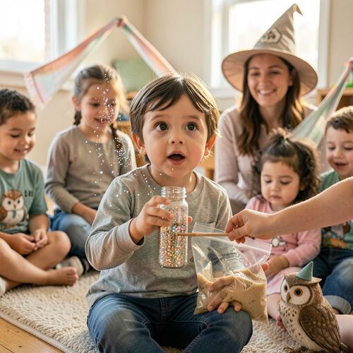 Magiczny dotyk — Międzynarodowy Dzień Harry'ego Pottera (zajęcia zmysłowe) - Scenariusz Zajęć