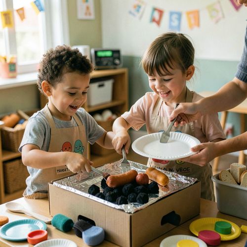 Dzień Grilla — Zabawa w Małych Kucharzy - Scenariusz Zajęć