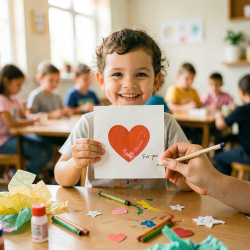 Kartka dla opiekuna — Dzień Rodzicielstwa Zastępczego - Scenariusz Zajęć