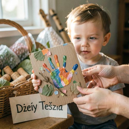 Ekologiczny Dzień Teścia — prezencik z recyklingu - Scenariusz Zajęć