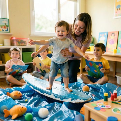 Mały surfer – Międzynarodowy Dzień Surfingu - Scenariusz Zajęć