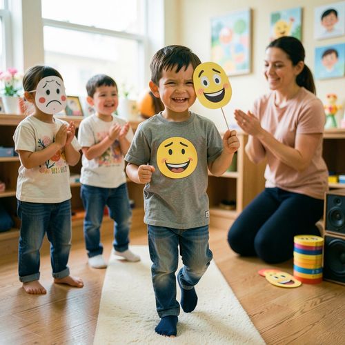 Dzień Emoji — Teatr emocji - Scenariusz Zajęć