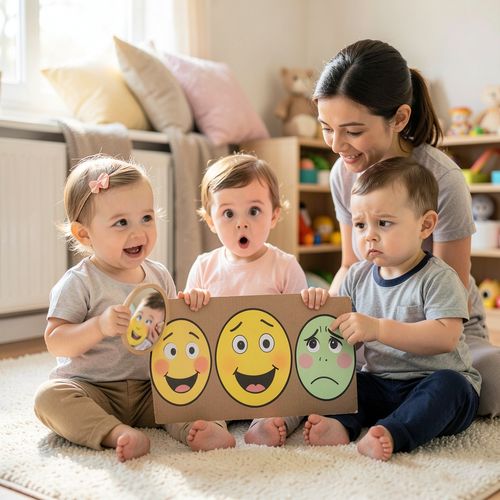 Emotikony — teatr małych emocji - Scenariusz Zajęć