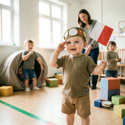 Mały żołnierzyk — zabawy koordynacyjne z Wojskem Polskim - Scenariusz Zajęć