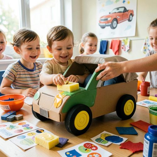 Małe Cabrio – kolorowe samochody bez dachu - Scenariusz Zajęć