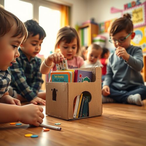 Książkowy domek — budujemy mini bibliotekę - Scenariusz Zajęć