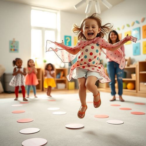 Taniec Kropek - Scenariusz Zajęć