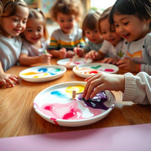 Magiczna Pizza z Wirującymi Kolorami - Scenariusz Zajęć