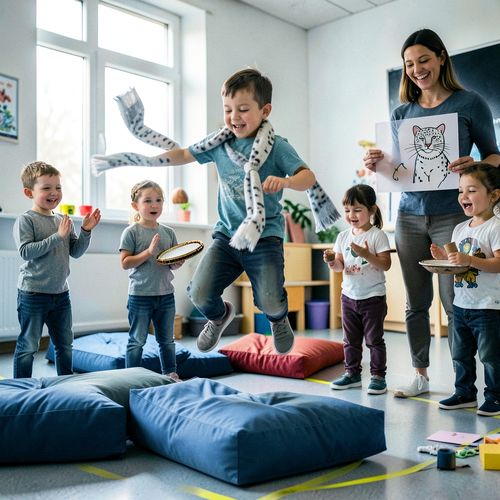 Międzynarodowy Dzień Pantery Śnieżnej — Rytmiczna podróż - Scenariusz Zajęć