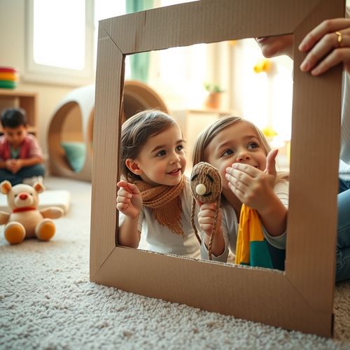 Dzień Teatru — zabawy koordynacyjne dla maluszków - Scenariusz Zajęć