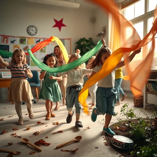 Dzień Lasu — rytmiczne zabawy muzyczno‑ruchowe - Scenariusz Zajęć