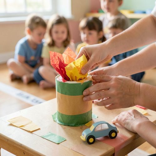Mały płomyczek pamięci — prosta praca manualna - Scenariusz Zajęć