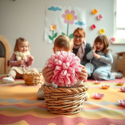 Kwiatowe Rączki — zajęcia koordynacyjne z okazji Dnia Kobiet - Scenariusz Zajęć