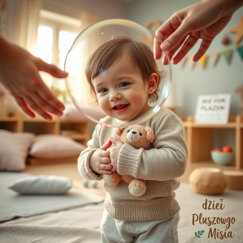 Dzień Pluszowego Misia — zabawy sensoryczne - Scenariusz Zajęć