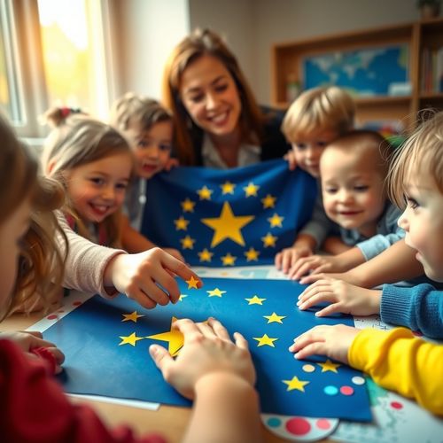 Dzień Unii Europejskiej – Mała flaga współpracy - Scenariusz Zajęć