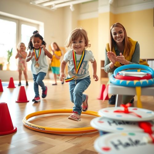 Dzień Sportu — Tor Przeszkód i Medale Twórcze - Scenariusz Zajęć