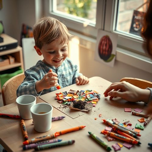 Dzień Czekolady — Eko-kolaż i recykling - Scenariusz Zajęć