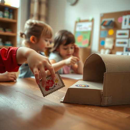 Dzień Znaczka Pocztowego — Robimy swoje znaczki - Scenariusz Zajęć