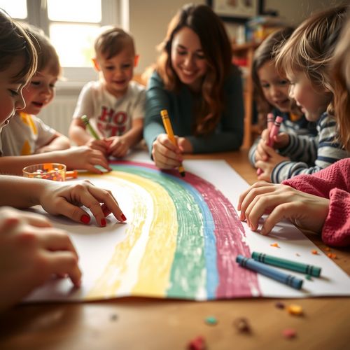 Dzień Kredki — Tęcza w Zespołowej Pracy - Scenariusz Zajęć